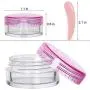 100 Pieces 5 g Travel Cream Jars with Lids and Spatulas Plastic Lotion Jars TSA Approved Traveling Containers Leak Proof Travel Bottles Multi Color 100 Pieces 5 g Travel Cream Jars with Lids and Spatulas Plastic Lotion Jars TSA Approved Traveling Containers Leak Proof Travel Bottles Multi Color