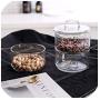Nordic Glass Storage Jar With Lid Kitchen Coffee Beans Sugar Can Chic Kitchen Seasoning Jars Scandinavian Fresh Fruit Container,Random Pattern