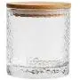 Bouteille en verre étanche avec couvercle en bambou pour stockage de snacks, café, contenants alimentaires pour la maison et la cuisine. Bouteille en verre étanche avec couvercle en bambou pour stockage de snacks, café, contenants alimentaires pour la maison et la cuisine.
