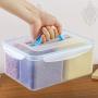 Plastic Kitchen Square Food Storage Containers Canister Grain Storage Tanks Food Storage Jar Airtight Food Storage Containers-fengeshi