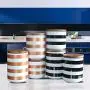 Ensemble de bocaux en céramique Sunddo avec couvercle en bambou – Parfait pour le café, le thé, le stockage des aliments, des bonbons, du sucre – Design moderne, pot en porcelaine, conteneur de cuisine, cadeau pour femmes, rond, blanc et noir, ensemble de