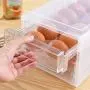 Boîte de rangement pour œufs anti-choc 24 compartiments empilables de type tiroir, distributeur d’œufs, protecteur d’œufs de cuisine, plateau de rangement pour œufs, rangement de cuisine, boîte de rangement pour la maison. Boîte de rangement pour œufs anti-choc 24 compartiments empilables de type tiroir, distributeur d’œufs, protecteur d’œufs de cuisine, plateau de rangement pour œufs, rangement de cuisine, boîte de rangement pour la maison.