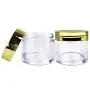 Bouteilles en Acrylique Rondes Transparentes 12 Pièces 1 oz. avec Couvercles Plates pour Crèmes, Lotions, Maquillage, Cosmétiques, Échantillons, Herbes, Pommades (12 Bouteilles + Couvercles, OR) Bouteilles en Acrylique Rondes Transparentes 12 Pièces 1 oz. avec Couvercles Plates pour Crèmes, Lotions, Maquillage, Cosmétiques, Échantillons, Herbes, Pommades (12 Bouteilles + Couvercles, OR)