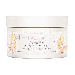 LOLLIA Whipped Body Butter, Breathe, 5.5 oz