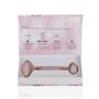 Rosette Rose Quartz Facial Roller for Face and Skin · Natural, Crystal Roller for Facial Massage & Skincare · Premium Rose Quartz Stone Two Part Roller· Free Sample of Luminance Facial Serum