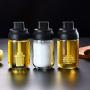ballboU250ml Kitchen Spice Jar Seasonning Condiment Salt Pepper Storage Jar with Spoon Lid