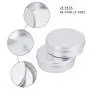 PH PandaHall 24Pack 80ml 2.7oz Silver Round Tin Containers Aluminum Metal Cosmetic Case Jar Storage Travel Can For Lip Balm Nail Art Tea Powder Cream Candles PH PandaHall 24Pack 80ml 2.7oz Silver Round Tin Containers Aluminum Metal Cosmetic Case Jar Storage Travel Can For Lip Balm Nail Art Tea Powder Cream Candles