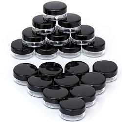 Tiny Sample Containers 3 Gram Sample Jars 25pcs Makeup Sample Containers with Lids