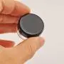 Aenoyo 50PCS Plastic Cosmetic Sample Empty Container, Tiny Makeup Sample Container, Cosmetic Jars, Makeup Plastic Jars for Travel, Sample, Small Crafts Storage (5g, Black)
