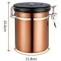 Contenitore en Acier Inoxydable Étanch pour Cuisine Funarrow - Beau pour Comptoir, Beans, Fruits Secs, Conteneur de Granulés Divers Contenitore en Acier Inoxydable Étanch pour Cuisine Funarrow - Beau pour Comptoir, Beans, Fruits Secs, Conteneur de Granulés Divers
