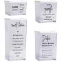 Square Plastic Jars for Kitchen & Household Storage of Dry Goods Nut Snack Spices and More