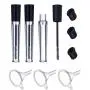 Aoshang 3Pc 8ml Empty Mascara Tube with Wand Eyelash Cream Container Bottle with Rubber Inserts ,Transfer Pipettes and Funnels Set for Castor Oil or DIY Cosmetics Aoshang 3Pc 8ml Empty Mascara Tube with Wand Eyelash Cream Container Bottle with Rubber Inserts ,Transfer Pipettes and Funnels Set for Castor Oil or DIY Cosmetics