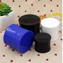 3PCS 30ML 1OZ Portable Black Empty Plastic Cream Bottles with Screw Cap and Inner Cover Face Hand Cream Storage Holder Makeup Case Refillable Durable Cosmetic Container Jar for Travel Daily Life