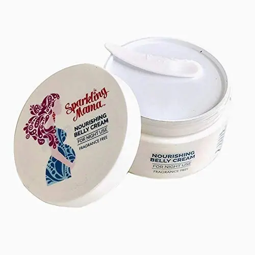 Sparkling Mamas Belly Cream Nourishing Maternity Skin & Stretch Mark Lotion | Nighttime Treatment for Your Pregnancy Baby Bump | (From the Creator of Fizzelixir Morning Sickness & Nausea Relief), 4 oz jar Sparkling Mamas Belly Cream Nourishing Maternity Skin & Stretch Mark Lotion | Nighttime Treatment for Your Pregnancy Baby Bump | (From the Creator of Fizzelixir Morning Sickness & Nausea Relief), 4 oz jar