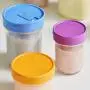 iLids Mason Jar Deckel, Weitmuнд, Cobalt, 2er-Set