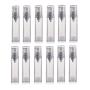 XINGZI 12PCS 10ML / 0.34oz Empty Refillable Travel Bottles PS Plastic Airless Vacuum Pump Press Bottle Jar Pot Vial Container For Cosmetic Makeup Serums Cream Lotion Toiletries Liquid
