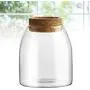 Réservoir Transparent en Ver de 500ml avec Bouchon (Bouchon de Forme Bouton, S) pour Aliments, Graines, Contenant Scellé Réservoir Transparent en Ver de 500ml avec Bouchon (Bouchon de Forme Bouton, S) pour Aliments, Graines, Contenant Scellé