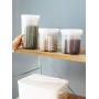 Lock n Lock Food Storage Jar Containers 70 oz Plastic Jars with Lids 2L/70 oz