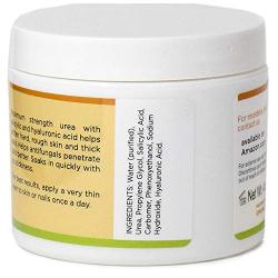 Maximum Strength 42% Urea Foot Gel, Moisturizes Callus Cracked Rough Dry Dead Skin and Corns, Softens Thick Painful Nails with Salicylic and Hyaluronic Acid (1 Jar)