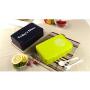 Bento Lunch Box Thermal Single Layer Portable Food Storage Box for Officers