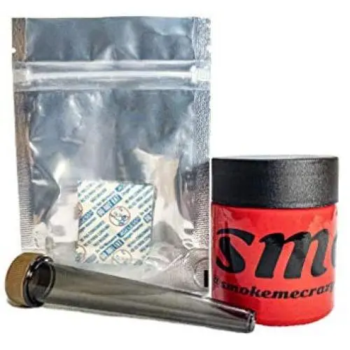 2 oz UV Stash Jar with child proof lid, Joint Holder, and Smell Proof Bag Bundle (Red) 2 oz UV Stash Jar with child proof lid, Joint Holder, and Smell Proof Bag Bundle (Red)