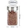Kitchen Food Storage Jar Airtight Food Storage Storage Jar (pack Of 3) Transparent Glass Seasoning/Miscellaneous Grain Sealed Moisture-proof Sealed Tank (Size : 1000ml) Kitchen Food Storage Jar Airtight Food Storage Storage Jar (pack Of 3) Transparent Glass Seasoning/Miscellaneous Grain Sealed Moisture-proof Sealed Tank (Size : 1000ml)