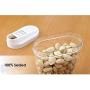 5 Pcs Food Storage Bottles Dry Food Storage Containers Assorted Sizes & Slide Back Lids Cereals Jars Bottle Tea Box