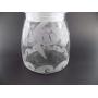IncisoArt Hand Etched Vibe Storage Jar Sandblasted (Sand Carved) Glass Handmade USA Custom (Sea Turtles Waves, 27 Ounce (798ml))