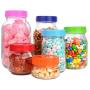 Autobestown Plastic Seal Lids 12/16 PCS, Glass Jar Storage Stretch Lid Kitchen Sealing Lid