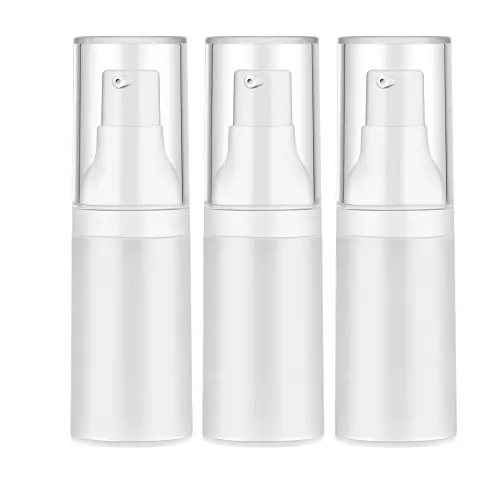 Mild East 3pcs 20ml Sterile Airless Pump Bottle with Funnel Easy to Carry and Fill Matte Lotion Bottles For Travel Mild East 3pcs 20ml Sterile Airless Pump Bottle with Funnel Easy to Carry and Fill Matte Lotion Bottles For Travel