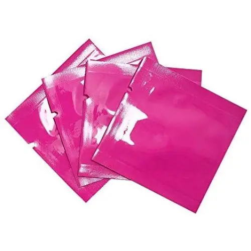Sacs Métallisés en Mylar Sealables Thermoconnectables 5x5cm (1.96x1.96 pouces) Mini Carrés Échantillons Instantanés, Pots, Condiments, Dosettes Individuelles, Shampoing, Après-Shampoing, Travel Packs (200, Rose) Sacs Métallisés en Mylar Sealables Thermoconnectables 5x5cm (1.96x1.96 pouces) Mini Carrés Échantillons Instantanés, Pots, Condiments, Dosettes Individuelles, Shampoing, Après-Shampoing, Travel Packs (200, Rose)