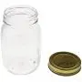Glass Tea Coffee Canister Cookie Jar Storage Tin Honey Pot Dispenser 3 Sizes - Clear, 500ml Glass Tea Coffee Canister Cookie Jar Storage Tin Honey Pot Dispenser 3 Sizes - Clear, 500ml