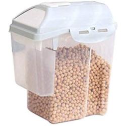 HOBULL Food Storage Jar Container Grain Storage Tanks for Dry Food Flour Nut Sugar with Hovering Flip Top Lid and Large Mouth for Easy Pouring