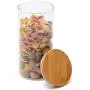 EZOWare Airtight Glass Food Storage Jars Canister/Kitchen Container Set with Natural Bamboo Lids - Set of 5 EZOWare Airtight Glass Food Storage Jars Canister/Kitchen Container Set with Natural Bamboo Lids - Set of 5