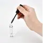 5 STÜCKE 10ml/0.34oz Transparente Leere Plastik Mascara-Flasche Mit Innendichtung Und Bürste, Wiederverwendbarer Lagerbehälter, Ampulle, Tank, Beutel, Behälter Für Lagerung Von Stirnbürsten, Haar Gel, Haar Färbemittel (Silber)