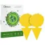 Garsum Fruit Fly Trap Yellow Sticky Fungus Gnat Killer for Indoor and Outdoor Plant Insect Catcher for White Flies,Mosquitos,Fungus Gnats,Flying Insects,12 pcs Garsum Fruit Fly Trap Yellow Sticky Fungus Gnat Killer for Indoor and Outdoor Plant Insect Catcher for White Flies,Mosquitos,Fungus Gnats,Flying Insects,12 pcs
