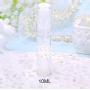 XINGZI 12PCS 10ML / 0.34oz Empty Refillable Travel Bottles PS Plastic Airless Vacuum Pump Press Bottle Jar Pot Vial Container For Cosmetic Makeup Serums Cream Lotion Toiletries Liquid
