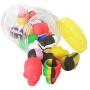 Contenants en Silicone SZBS 20 pièces/boîte, forme crâne, 15ml, contenants en silicone assortis pour concentrate, wax, huile, bocaux (1) Contenants en Silicone SZBS 20 pièces/boîte, forme crâne, 15ml, contenants en silicone assortis pour concentrate, wax, huile, bocaux (1)