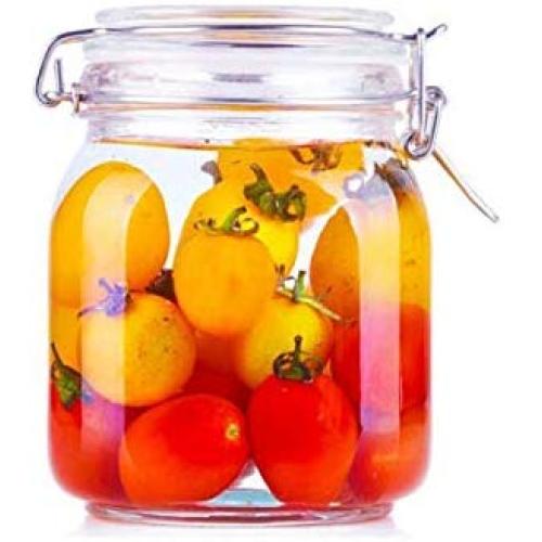 QIANZICAI Tea Cans, Red Persimmon Ceramic Storage Jars, Everything Goes Well, Creative Gifts, Gifts/Ornaments Tea Ceremony Accessories (Color : 1)