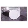 3 bocaux en verre transparent opalescent de 30ml/1oz avec couvercle argenté et revêtement intérieur - récipient vide pour crème, baume à lèvres, lotion - étui de transport portable. 3 bocaux en verre transparent opalescent de 30ml/1oz avec couvercle argenté et revêtement intérieur - récipient vide pour crème, baume à lèvres, lotion - étui de transport portable.
