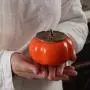3pcs/set Creative ceramic persimmon Candy Container Meaningful Luck Gifts Food Storage Container Desktop Home Decoration for Serving Tea, Coffee and Spice 3pcs/set Creative ceramic persimmon Candy Container Meaningful Luck Gifts Food Storage Container Desktop Home Decoration for Serving Tea, Coffee and Spice