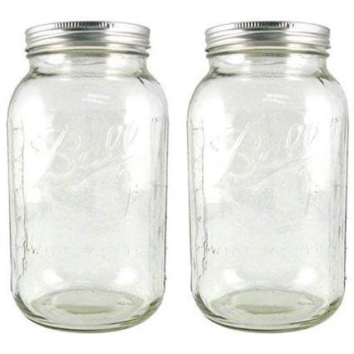 Ball Half-Gallon Jars, Wide Mouth, Set of 2