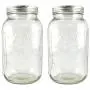 Bouteilles en verre demi-gallon, large orifice, lot de 2 Bouteilles en verre demi-gallon, large orifice, lot de 2