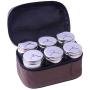 Seasoning Jar Set, 6pcs/set Stainless Steel Spice Jars Storage Containers with Storage Bag, Spice Shakers,Outdoor Seasoning Jar Set Spice Containers for Camping