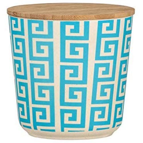 Wenko Edge Storage Jar 0.5 L with Bamboo Lid and Silicone Ring Airtight and Aromatic Capacity 0.50 L