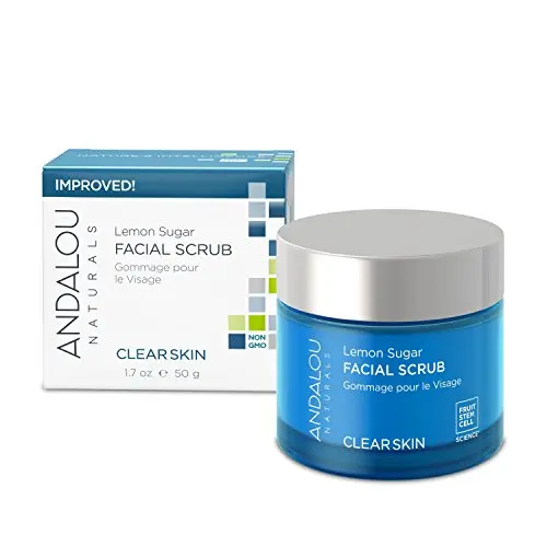 Andalou Naturals Clear Skin Lemon Sugar Facial Scrub, 1.7 Ounces Andalou Naturals Clear Skin Lemon Sugar Facial Scrub, 1.7 Ounces