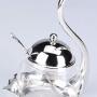 Zinc Alloy Kitchen Spice Seasoning Bottle Swan Design Sugar Salt Coffee Storage container Tank with Spoon Kitchen Cooking Tools Condiment bottles