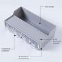Seasoning Box 4pcs Kitchen Spice Jar Seasoning Box Kitchen Spice Storage Bottle Jars Transparent Salt And Pepper Cumin Powder