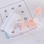 6 Pieces/set Refillable Travel Bottle Set Plastic Cosmetic Tool Set Empty Container Bottle Cream Jar Refillable Container (Color : Light Grey)