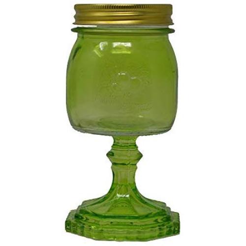 GC Home & Garden 6.5" Translucent Green Small Jar with Removable Lid - 9.5 oz